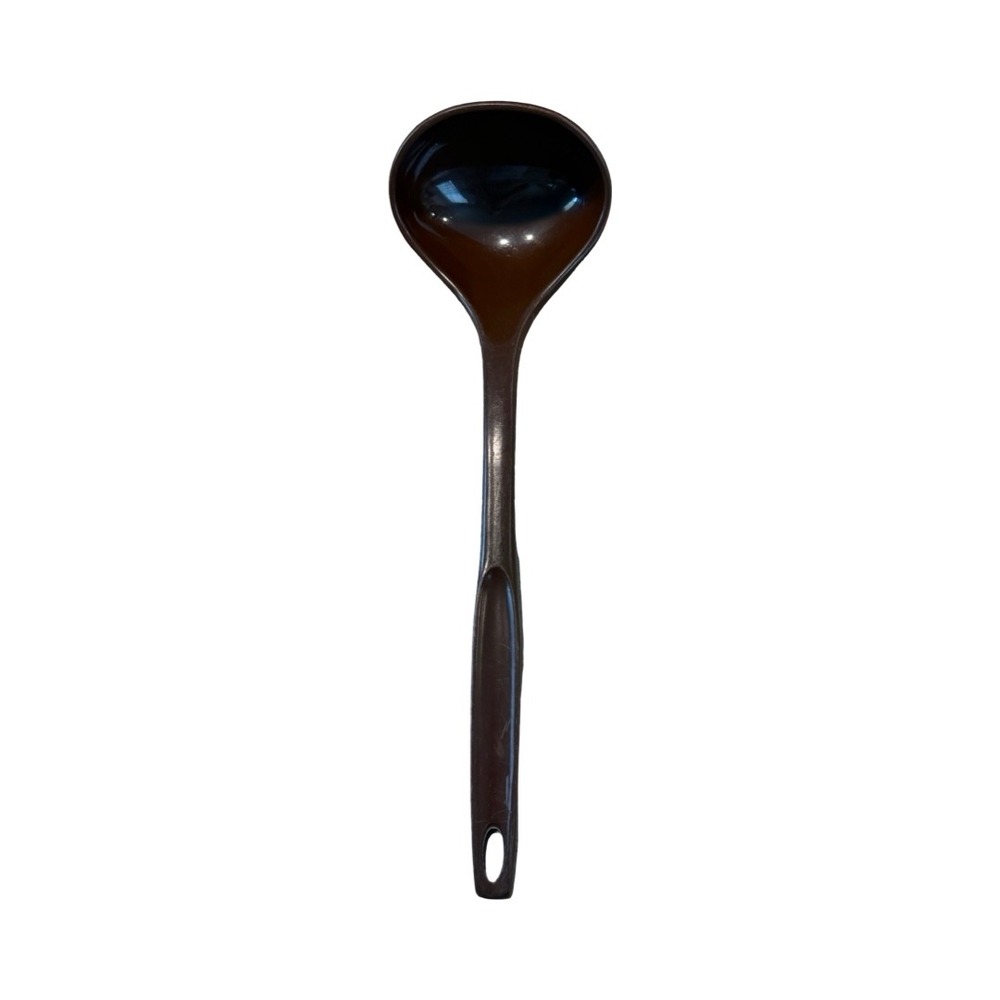 Vintage Foley Brown Nylon Soup Ladle Mid Century Modern Kitchen Serving Tool